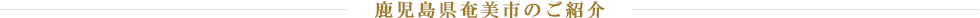 鹿児島県奄美市のご紹介