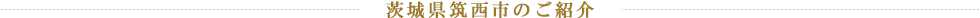 茨城県筑西市のご紹介