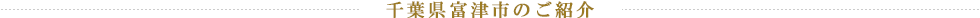 千葉県富津市のご紹介
