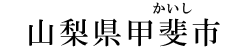 山梨県甲斐市