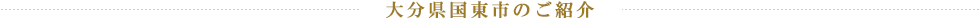 大分県国東市のご紹介
