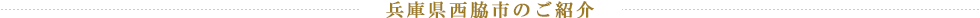 兵庫県西脇市のご紹介