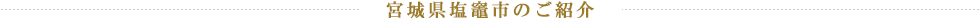 宮城県塩竈市のご紹介