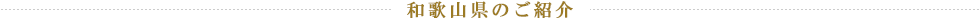 和歌山県のご紹介