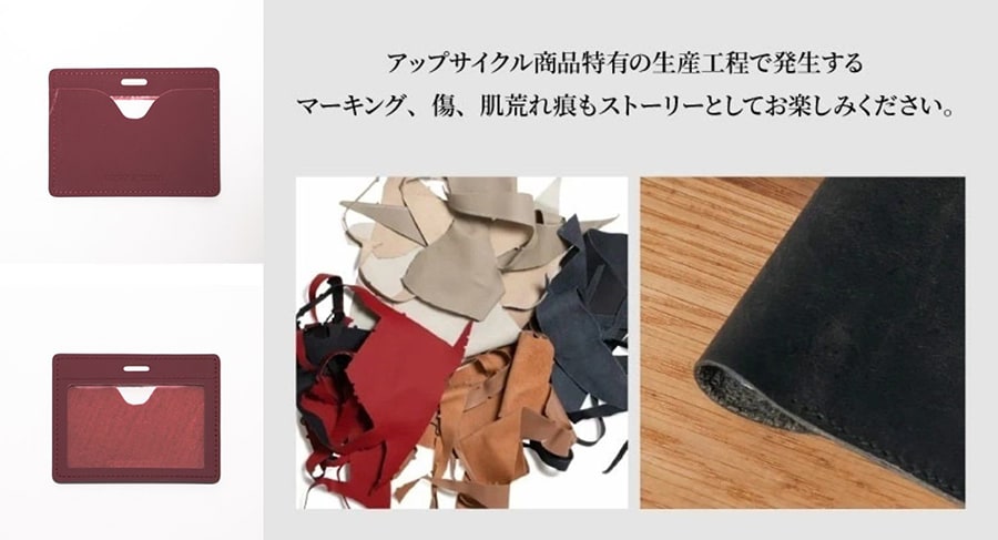 TOYOTA　UPCYCLE　IDカードホルダー（赤） イメージ