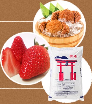 写真：豪華お礼品の例