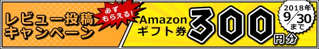 リンクボタン：全員もらえる「お礼品レビュー」を書いて【Amazonギフト券 300円分】をゲットしよう