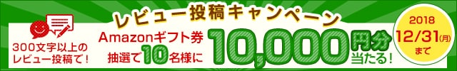 「お礼品レビュー」を書いて【Amazonギフト券 1万円分】が当たる！