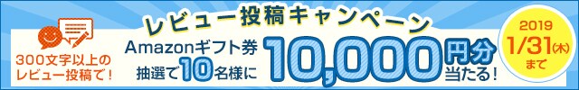 「お礼品レビュー」を書いて【Amazonギフト券 1万円分】が当たる！