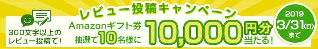 「お礼品レビュー」を書いて【Amazonギフト券 1万円分】が当たる！