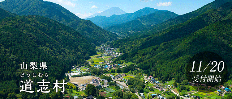 山梨県道志村