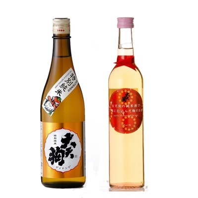 「福島県本宮市の地酒【大天狗】特別純米720ml+梅酒500ml(大天狗酒造)」