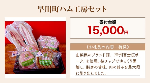 「早川町ハム工房セット」