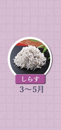 しらす　3月〜5月
