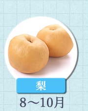 梨　8月～10月