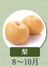 梨　8月〜10月