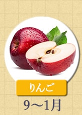 りんご　9月〜1月