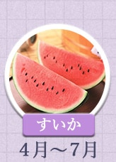 すいか 4月～7月