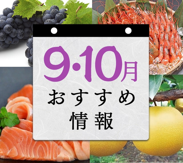 9月・10月 おすすめ情報