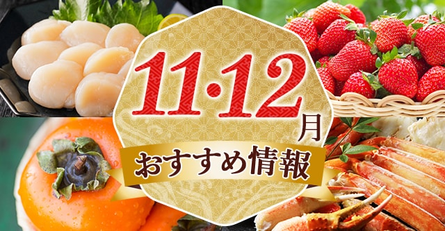 11〜12月おすすめ情報