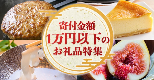 寄付金額1万円以下のお礼品特集
