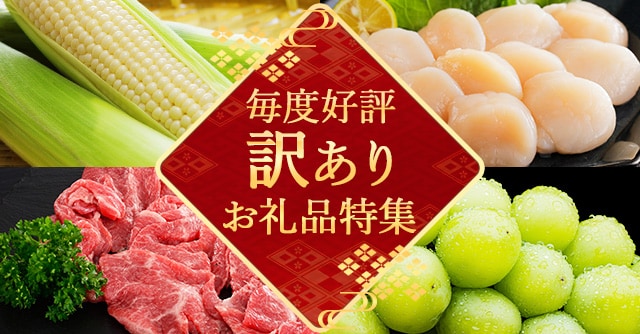 毎度好評訳ありお礼品特集