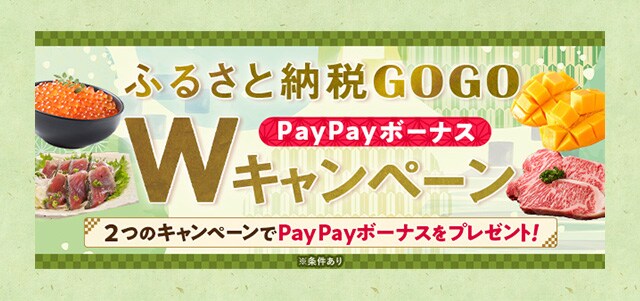 ふるさと納税GOGO Wキャンペーン