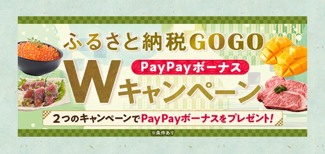 ふるさと納税GOGO Wキャンペーン