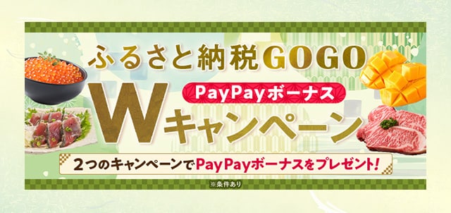 ふるさと納税GOGO Wキャンペーン