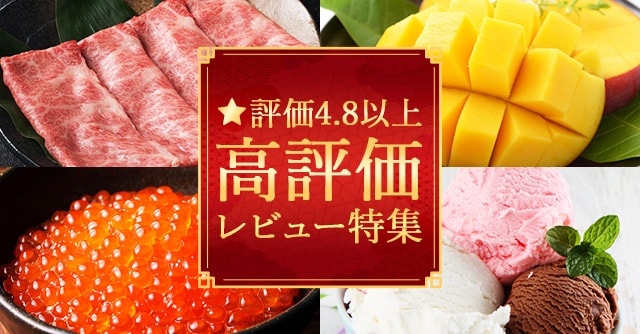 ★評価４．８以上高評価レビュー特集