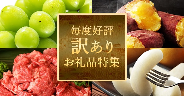 毎度好評訳ありお礼品特集