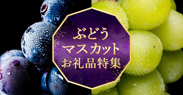 ぶどう・マスカットお礼品特集