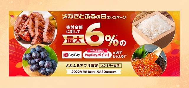 メガさとふるの日キャンペーン