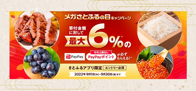 メガさとふるの日キャンペーン