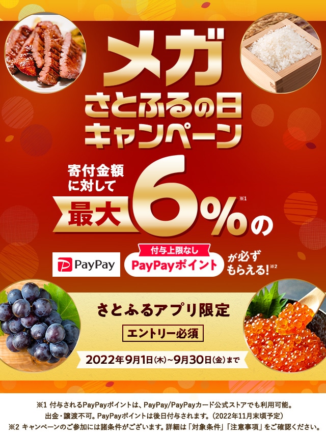 メガさとふるの日キャンペーン
