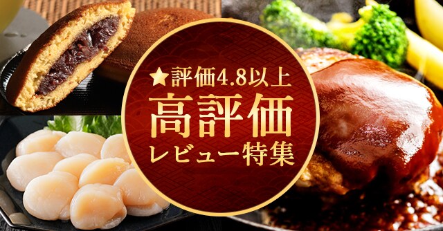 ★評価４．8以上高評価レビュー特集