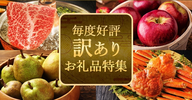 毎度好評訳ありお礼品特集