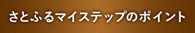 さとふるマイステップのポイント