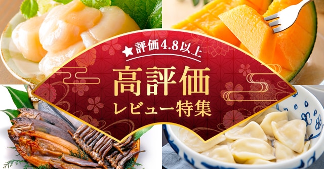 ★評価４．８以上の高評価レビュー特集