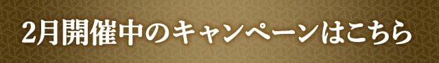 2月開催中のキャンペーンはこちら