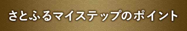 さとふるマイステップのポイント