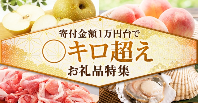 【寄付金額1万円台で〇キロ超え☆】3kg以上届くお礼品４品