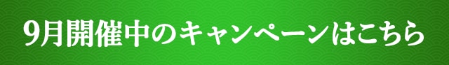 9月開催中のキャンペーンはこちら