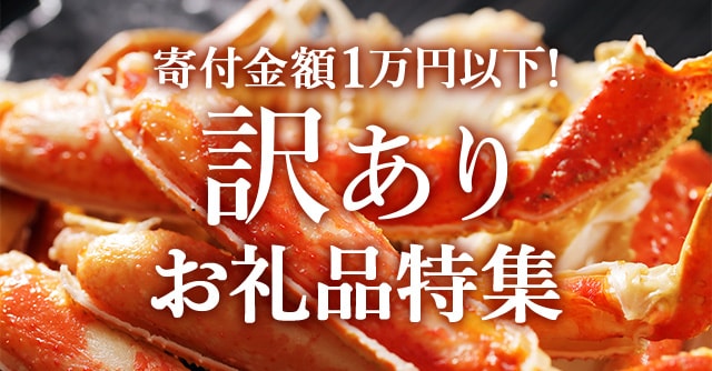 訳ありお礼品特集