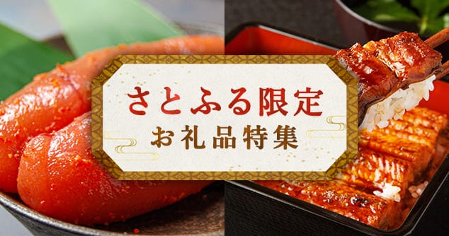 今回は、さとふる限定のお礼品をご紹介します。