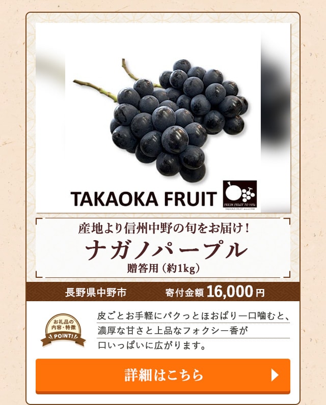 ★「産地より信州中野の旬をお届け！ナガノパープル 贈答用」(約1kg)/長野県中野市