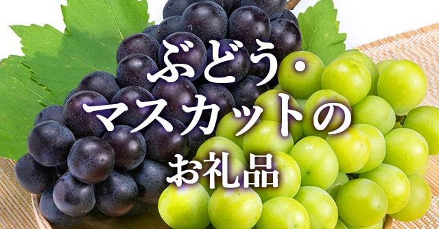 ぶどう・マスカットのお礼品