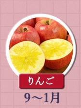 ◇９～１月が旬！《りんご》