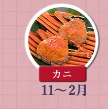 ◇１１～２月が旬！《カニ》