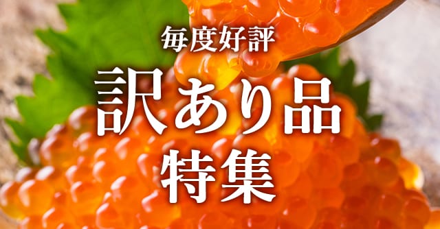 毎度好評訳あり品特集